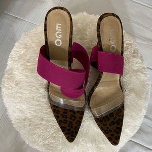 Magenta Strappy Heels